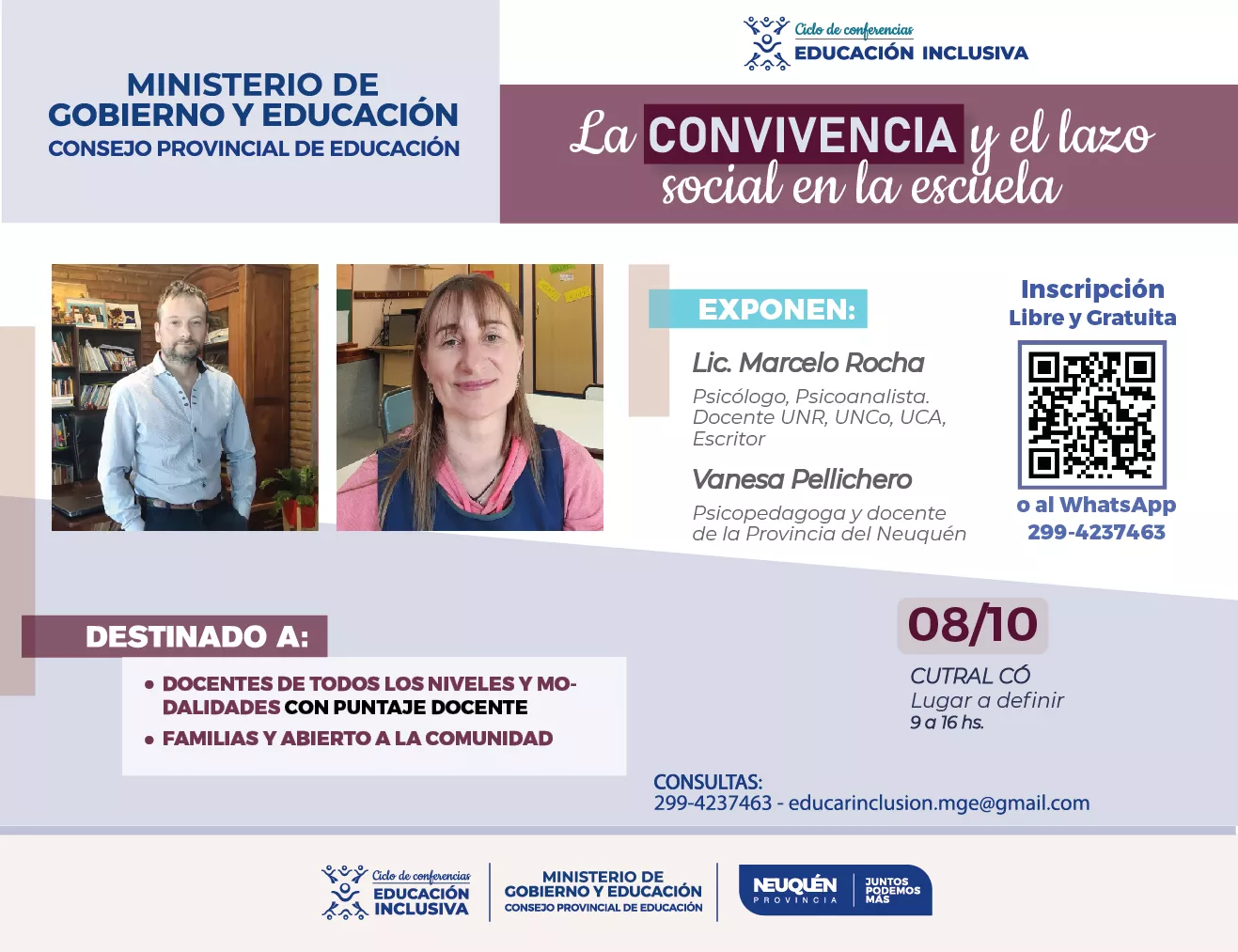 Conferencia Convivencia Cutral Co 08-10 Horizontal