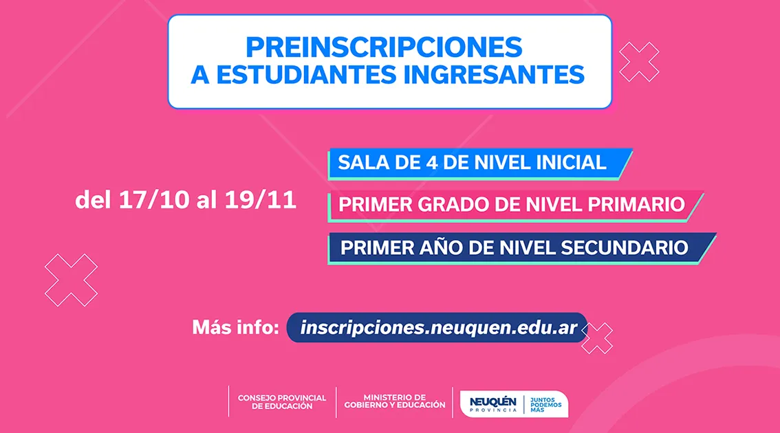 PREINSCRIPCIONES PARA ESTUDIANTES INGRESANTES