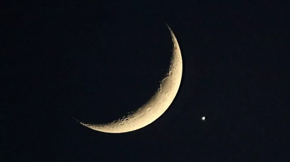 Luna en conjuncion con Venus