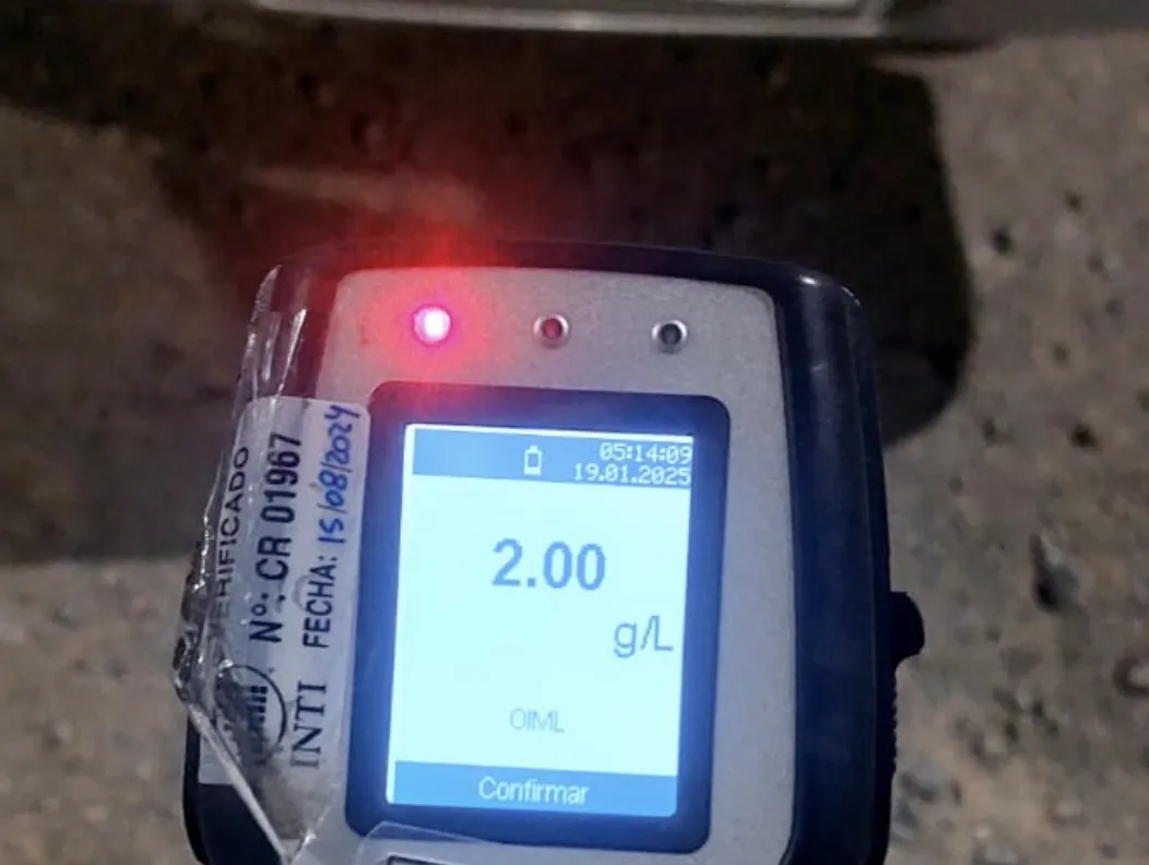 ANSV - CASO ALCOHOLEMIA POSITIVA BARILOCHE