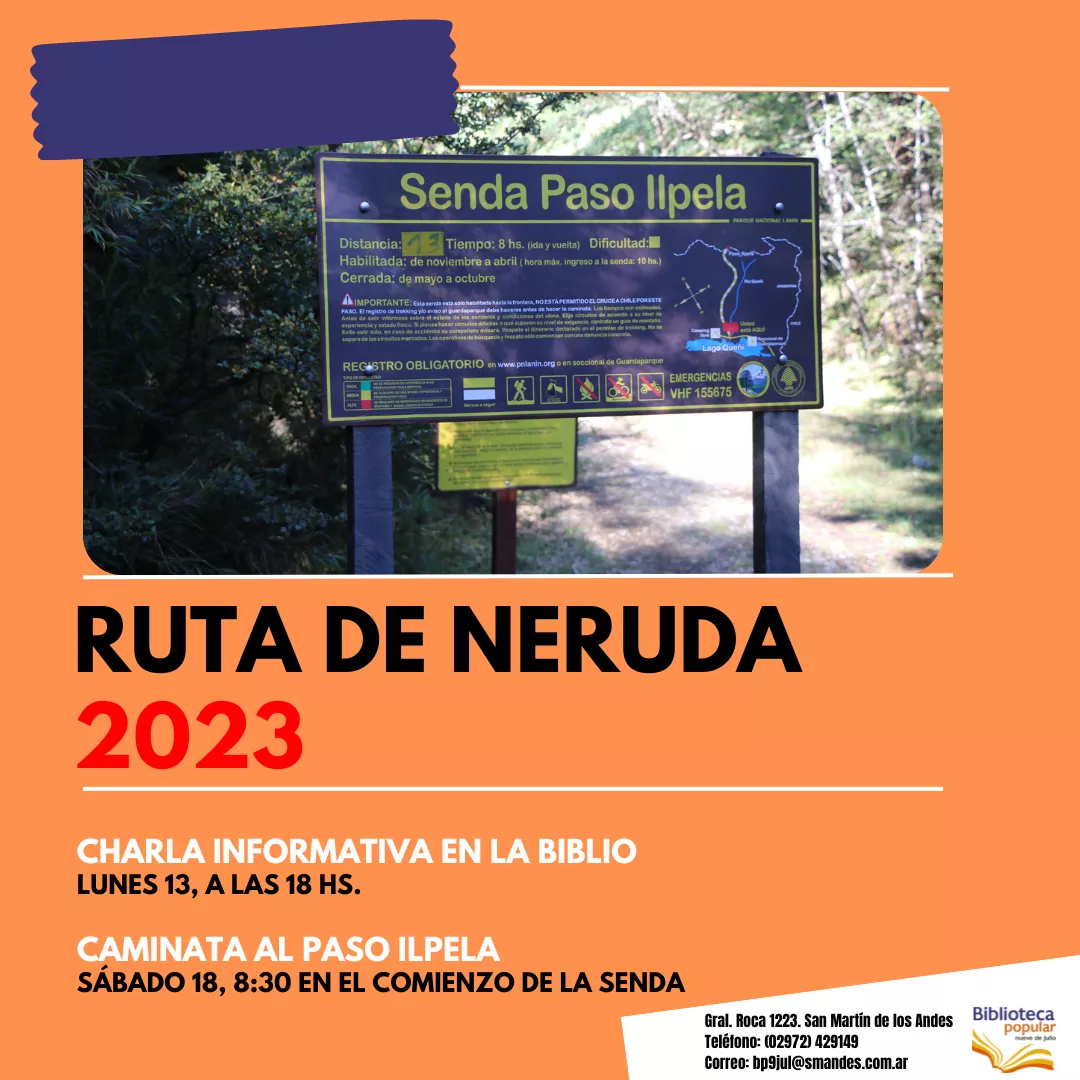 RUTA DE NERUDA 2023